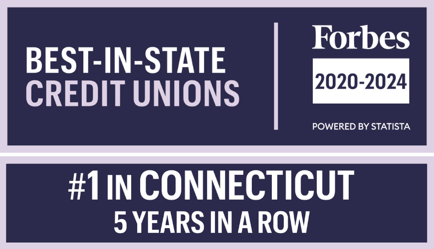 Forbes 2024 Best-In-State Credit Union, 5 years in a row